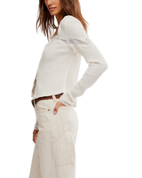 Lets Party Cardigan in Clean Ivory