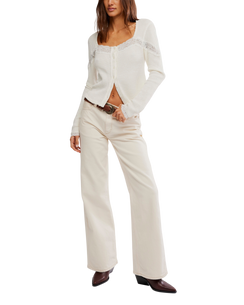 Lets Party Cardigan in Clean Ivory