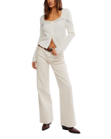 Lets Party Cardigan in Clean Ivory