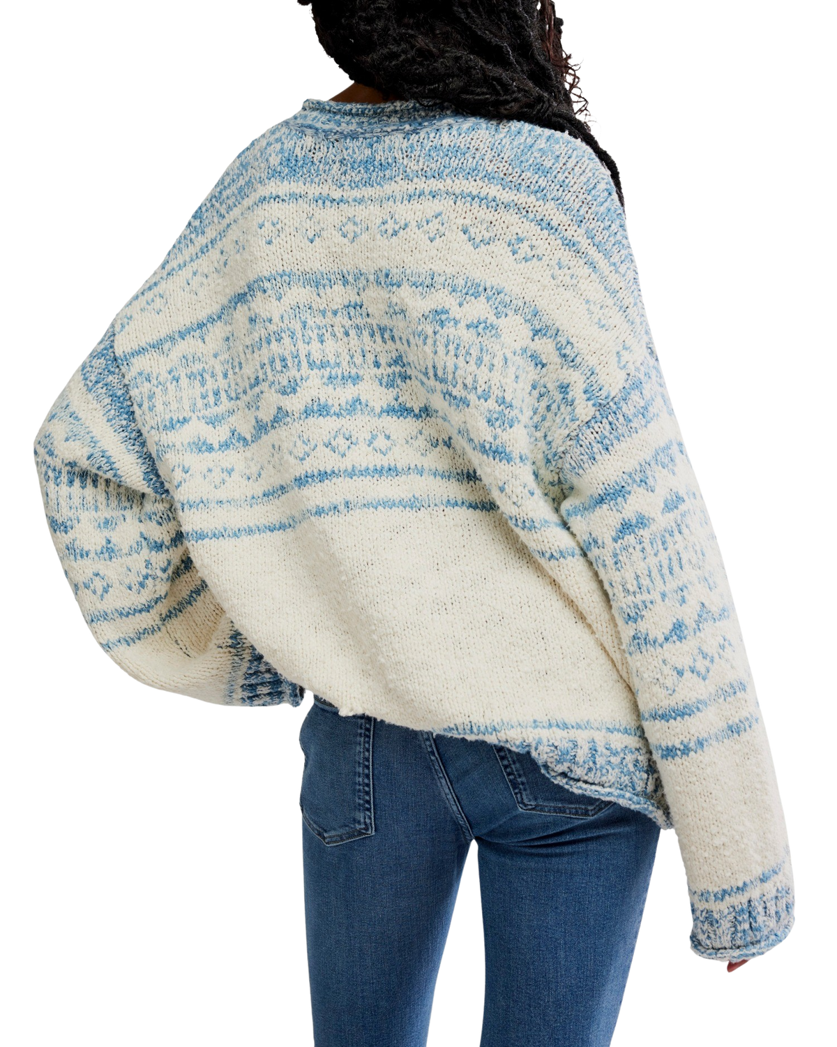 Dani Pattern Jumper in Cloud Combo