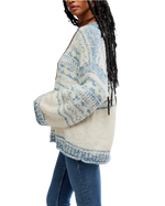 Dani Pattern Jumper in Cloud Combo