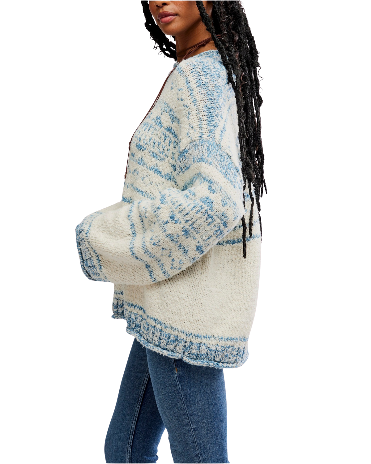 Dani Pattern Jumper in Cloud Combo