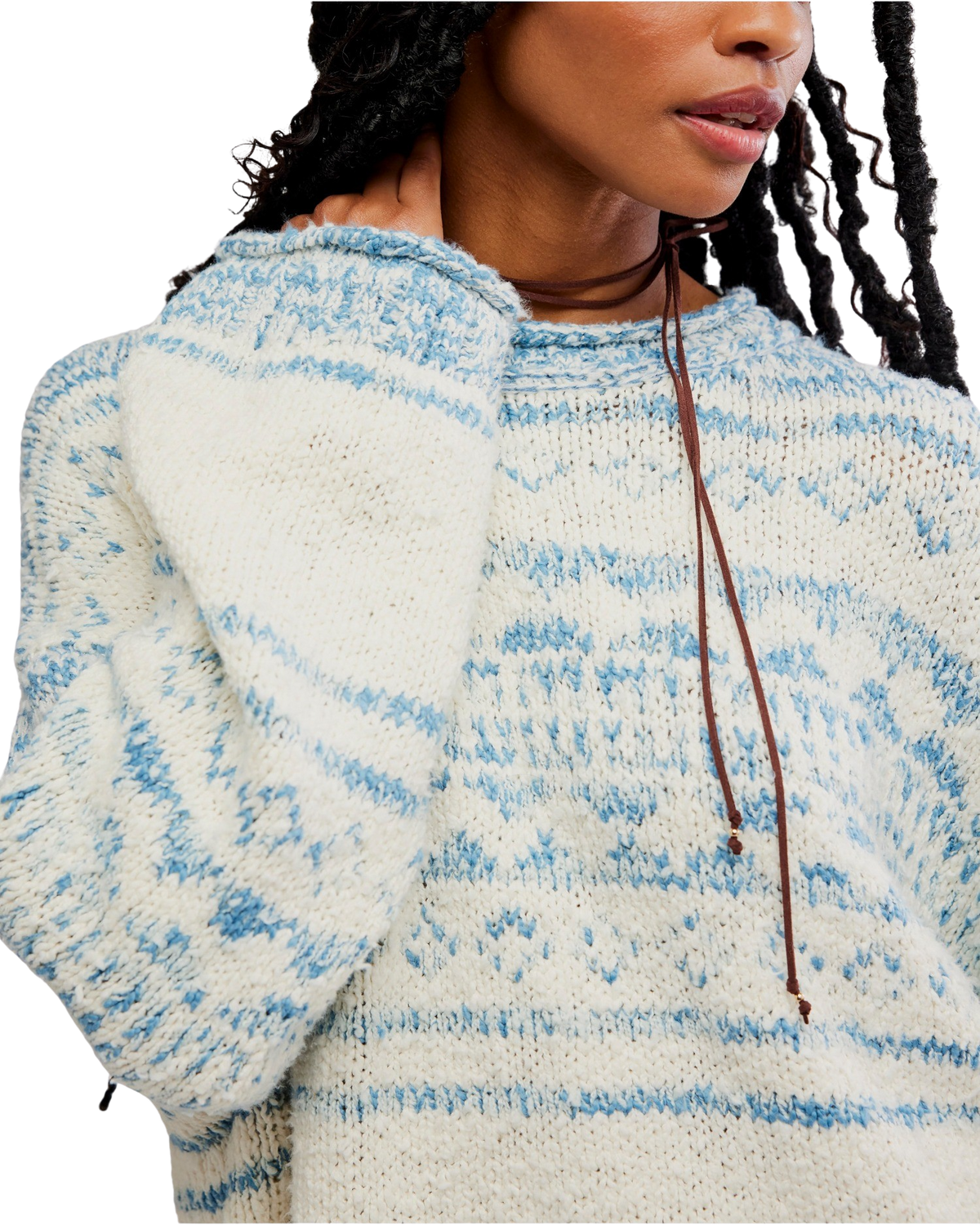 Dani Pattern Jumper in Cloud Combo