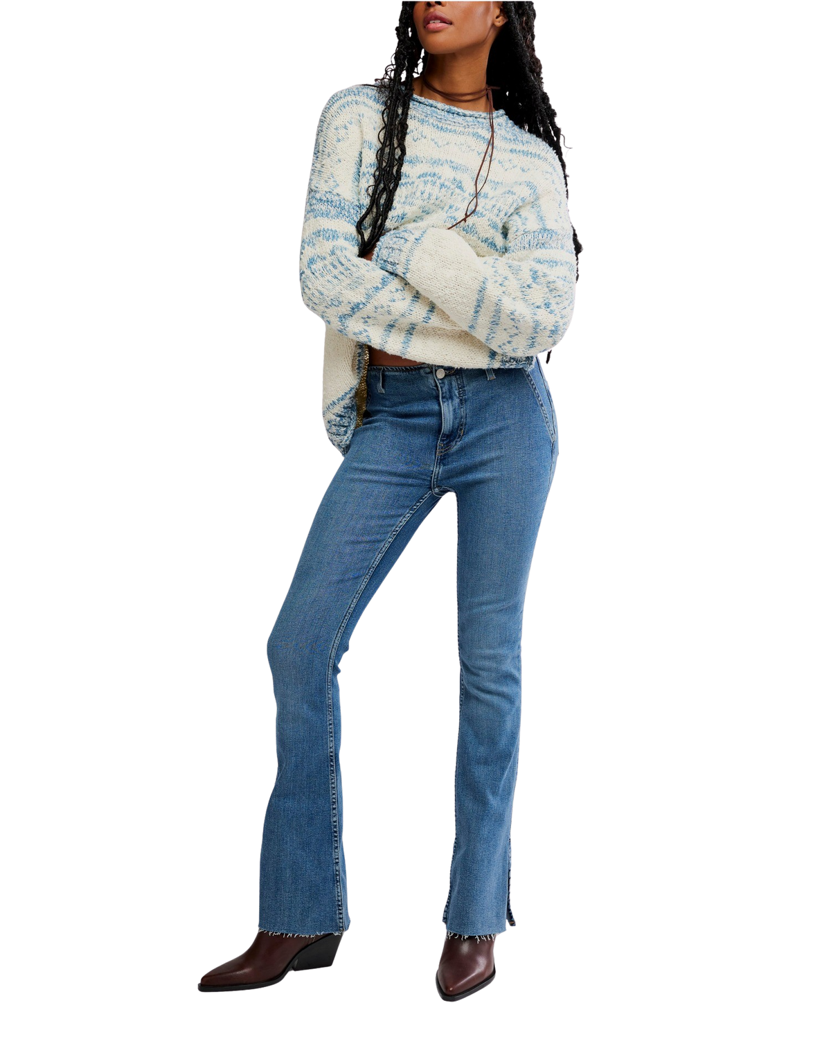 Dani Pattern Jumper in Cloud Combo