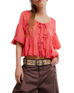 Indigo Dreaming Raffia Belt in Natural