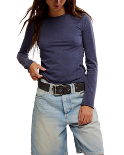 Nova Long Sleeve T-Shirt in Peacoat