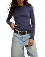 Nova Long Sleeve T-Shirt in Peacoat