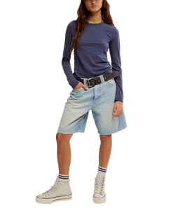 Nova Long Sleeve T-Shirt in Peacoat