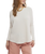 The Free People Womens Latte Blues Solid Thermal Top in Sugar Swizzle