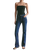 Double Knot High Rise Bootcut Jeans in Aegean