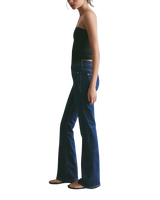 Double Knot High Rise Bootcut Jeans in Aegean