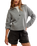 Trading Up Polo Jumper in Grey Heather