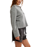 Trading Up Polo Jumper in Grey Heather