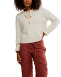 Trading Up Polo Jumper in Ivory