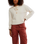 Trading Up Polo Jumper in Ivory