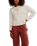 Trading Up Polo Jumper in Ivory