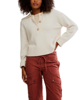 Trading Up Polo Jumper in Ivory