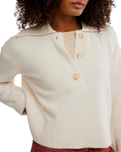 Trading Up Polo Jumper in Ivory