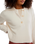 Trading Up Polo Jumper in Ivory