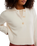 Trading Up Polo Jumper in Ivory