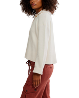Trading Up Polo Jumper in Ivory