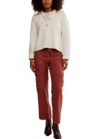 Trading Up Polo Jumper in Ivory