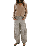 Something Good Pull-On Barrel Trousers in Ivory