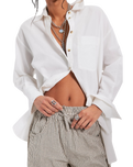 Something Good Pull-On Barrel Trousers in Ivory