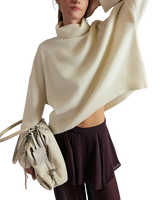 Sigma Turtleneck Jumper in Coconut Milk