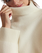 Sigma Turtleneck Jumper in Coconut Milk