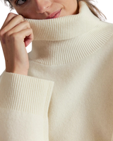 Sigma Turtleneck Jumper in Coconut Milk