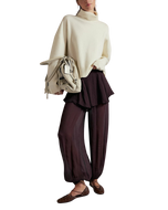 Sigma Turtleneck Jumper in Coconut Milk