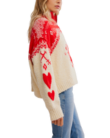 Mythical Jumper in Vanilla Scarlet Combo