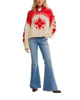 Mythical Jumper in Vanilla Scarlet Combo