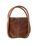 The Free People Womens Barlow Suede Bucket Bag in Cognac