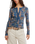 The Free People Womens Jamie Henley Printed Top in Floral Haze