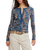 The Free People Womens Jamie Henley Printed Top in Floral Haze