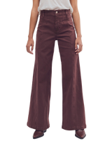 Libre Cord Wide Leg Trousers in Shopping Bag