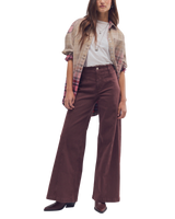 Libre Cord Wide Leg Trousers in Shopping Bag