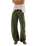 Spotlight Washed Barrel Chino Trousers in Dusty Olive
