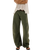 Spotlight Washed Barrel Chino Trousers in Dusty Olive