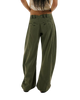Spotlight Washed Barrel Chino Trousers in Dusty Olive