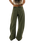 Spotlight Washed Barrel Chino Trousers in Dusty Olive