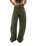 Spotlight Washed Barrel Chino Trousers in Dusty Olive