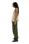 Spotlight Washed Barrel Chino Trousers in Dusty Olive
