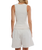 Longer Days Vest in White Alyssum