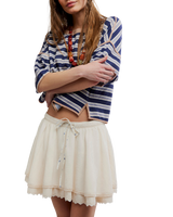 Lady Tulip Mini Skirt in Tea