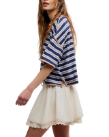 Lady Tulip Mini Skirt in Tea