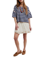 Lady Tulip Mini Skirt in Tea