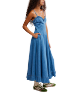 Another Season Midi Dress in Boardwalk Blue